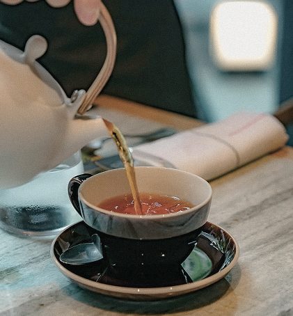 The Tea Pavilion at Calm. Indonesia